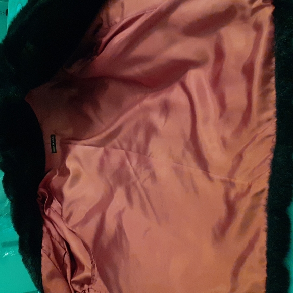 FUR VINTAGE FAUX JACKET - Picture 4 of 7